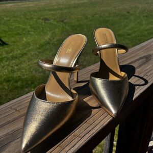 Michael Kors Gold high heels Size 9 👠